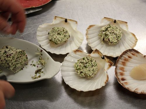 recette pour le réveillon : St jacques au beurre et au citron
