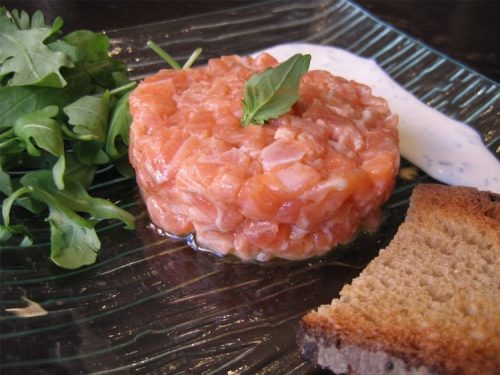 Photo tartare de saumon