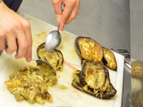 aubergine merlu